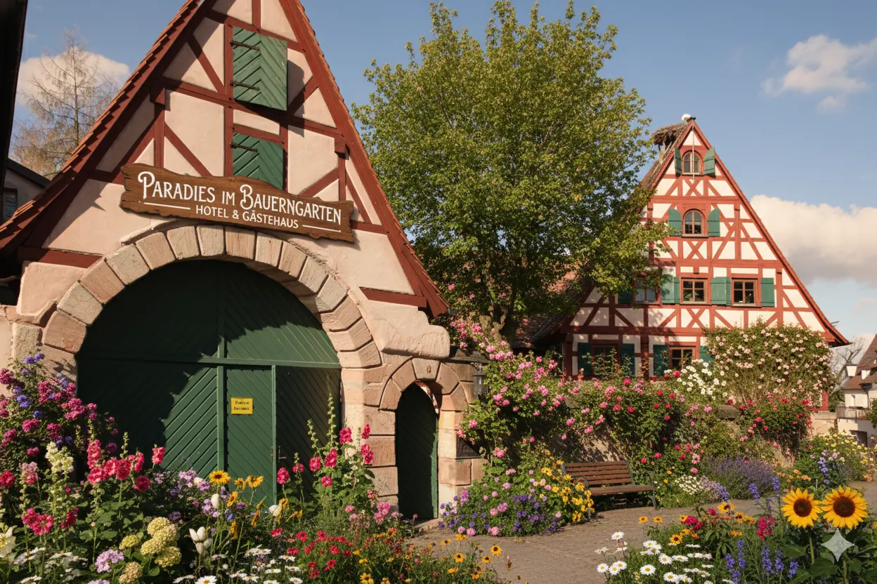 Hotel im Bauerngarten in Erlangen · Bruck